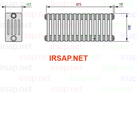 Радиатор IRSAP Tesi 50260/15 T14 CL 01